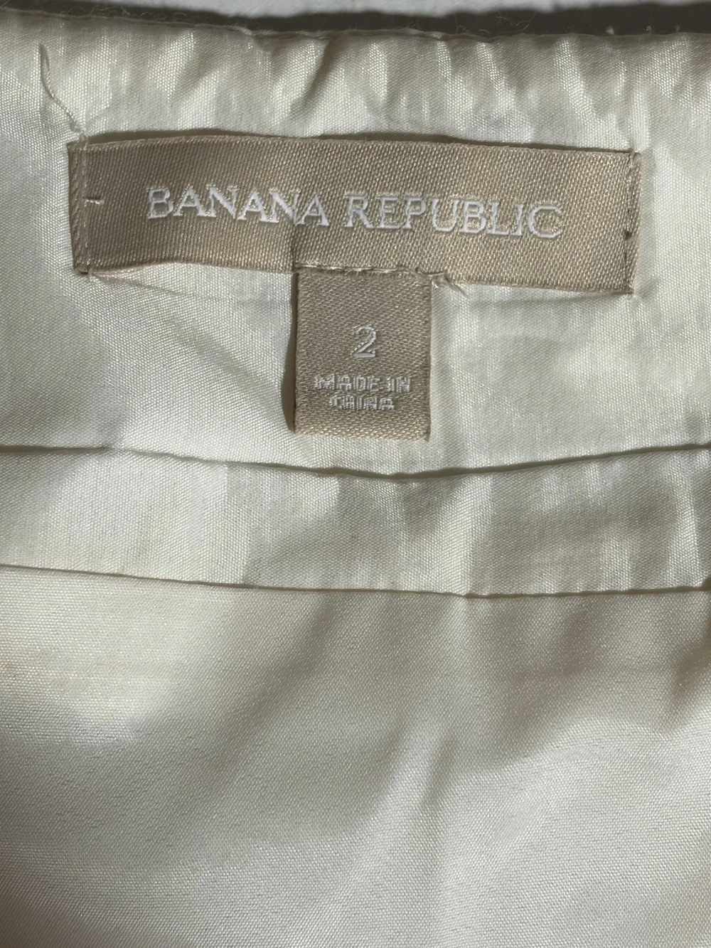 Banana Republic Wool Blend Cocoon Bouclé Pencil Skirt - Cream - Picture 5 of 6